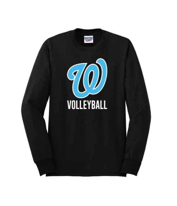West Jessamine Volleyball Long Sleeve Tee – Columbia Blue Design ...