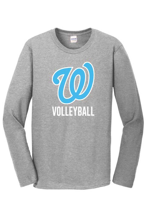 West Jessamine Volleyball Long Sleeve Tee – Columbia Blue Design ...